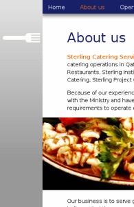 Menu design and page titles
