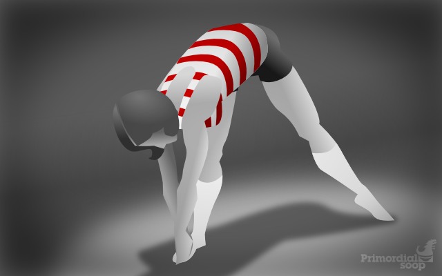 Optimization - woman stretching and exercising